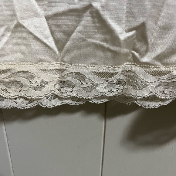 Vintage Vanity fair size medium lot of 4 slips long and short black cream lace - Picture 14 of 16